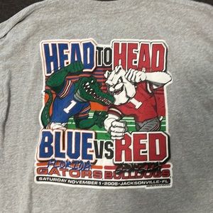 Georgia Florida football vintage
